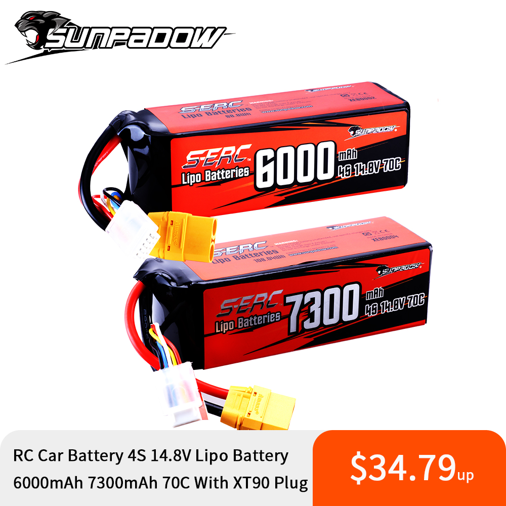 4S Lipo Battery 14.8V 6000Mah - Sunpadow 4S Lipo Batteria per 6000mAh