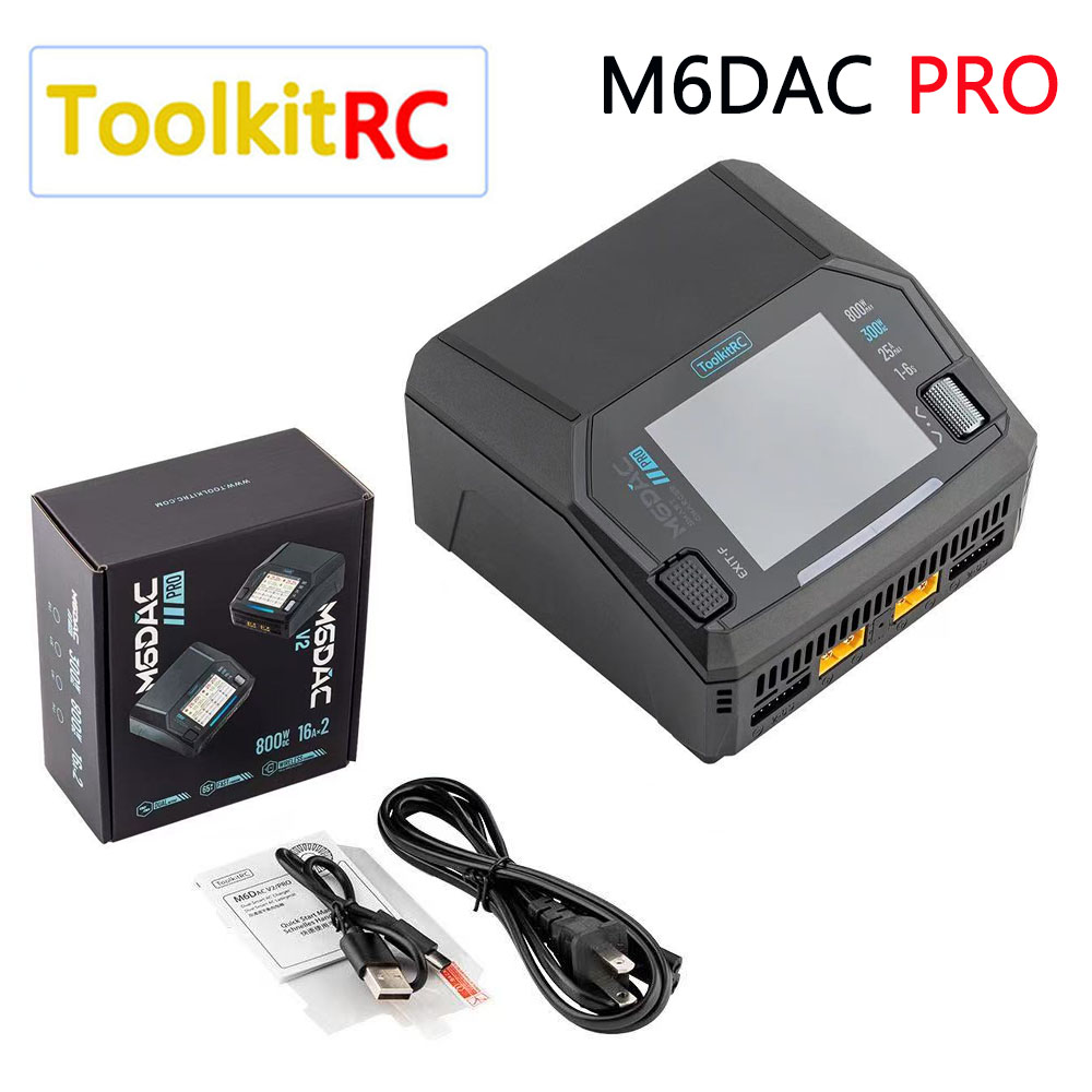 Toolkitrc M6Dac Smart Charger - Caricabatterie Intelligente ToolkitRC M6DAC PRO V2