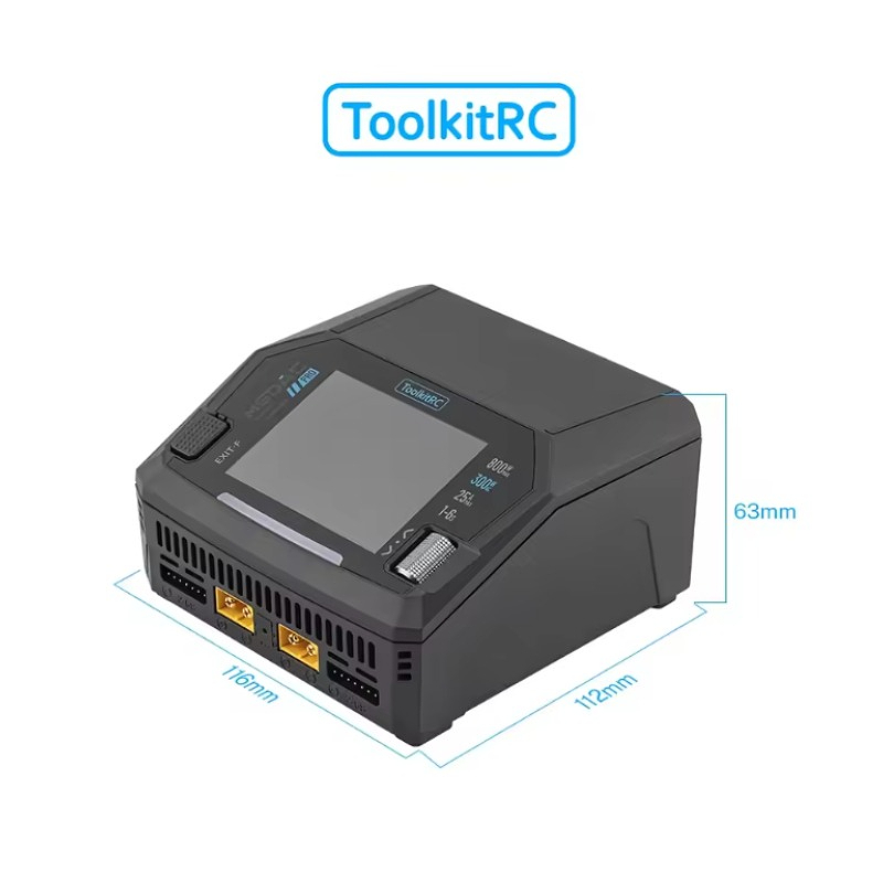 Caricabatterie Intelligente a  - Toolkitrc M6Dac Smart Charger recensione e prezzo