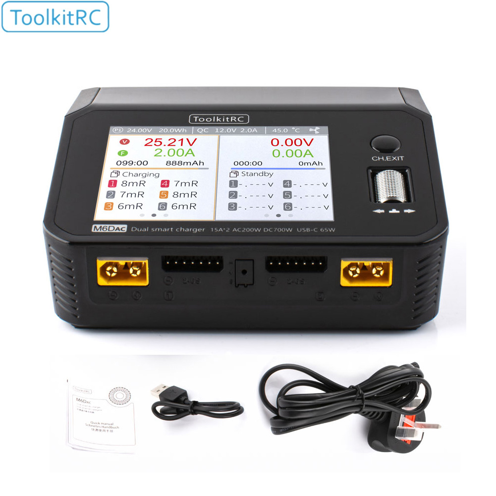 ToolkitRC M6DAC Scaricatore ca - Toolkitrc M6Dac Smart Charger recensione e prezzo