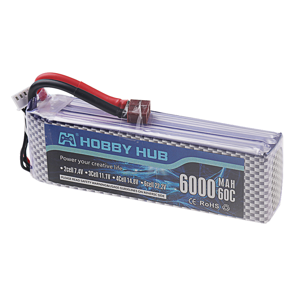 Batteria Lipo 2S 3S 4S 6S 7.4V - 4S Lipo Battery 14.8V 6000Mah recensione e prezzo